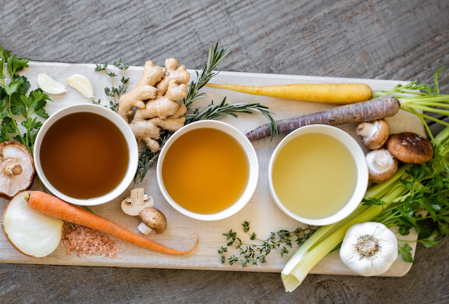 Chicken Marrow and Vegetable Soup (Jing Tonic)